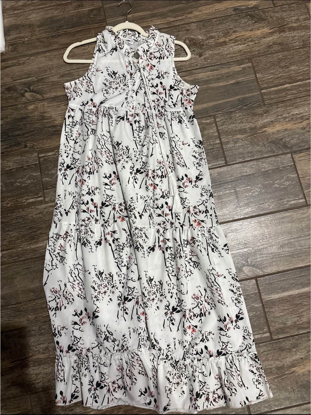 Summer Floral Flowy Maxi Dress